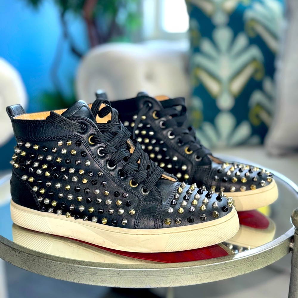 Christian Louboutin Spiked Sneaker Boot